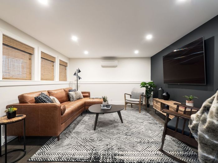 How to decorate a dark basement apartment