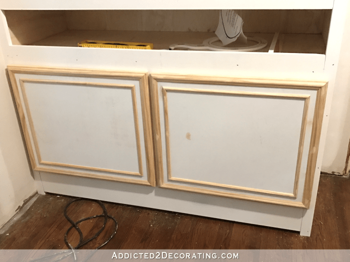 How to decorate apartment cupboard doors