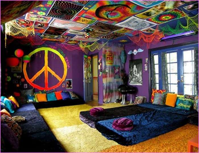 How to decorate a bedroom hippie bedroom