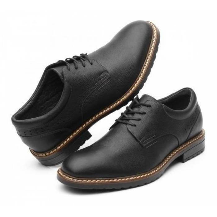 Mens dress casual shoes black