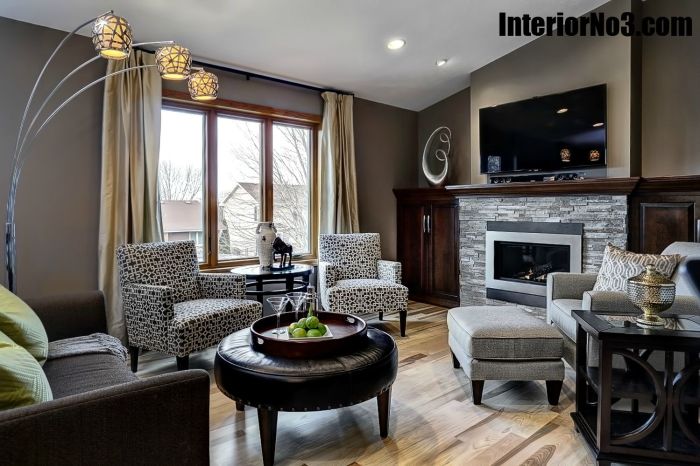 How to decorate a split entry living room