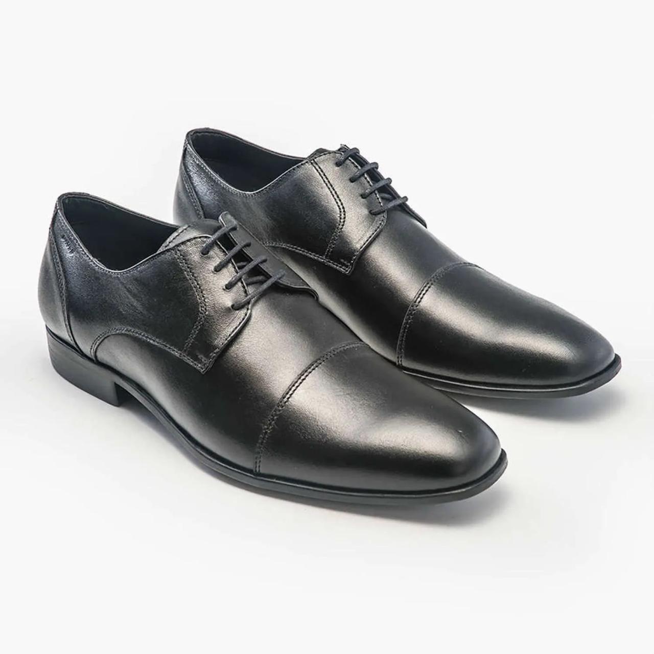 Mens dress casual shoes black