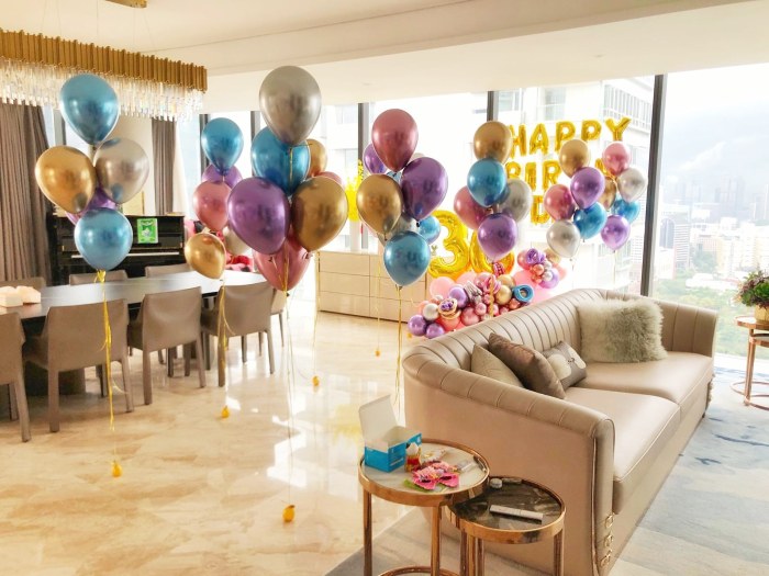 How to decorate room with balloons for birthday