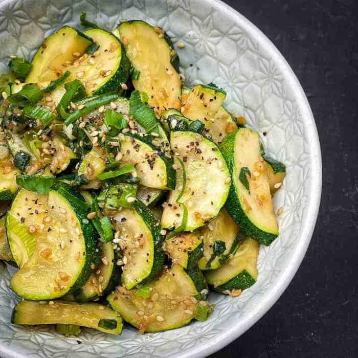 How to cook zucchini korean style