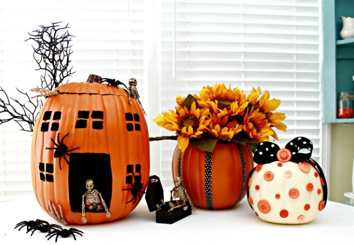 How to make a pumpkin decoration