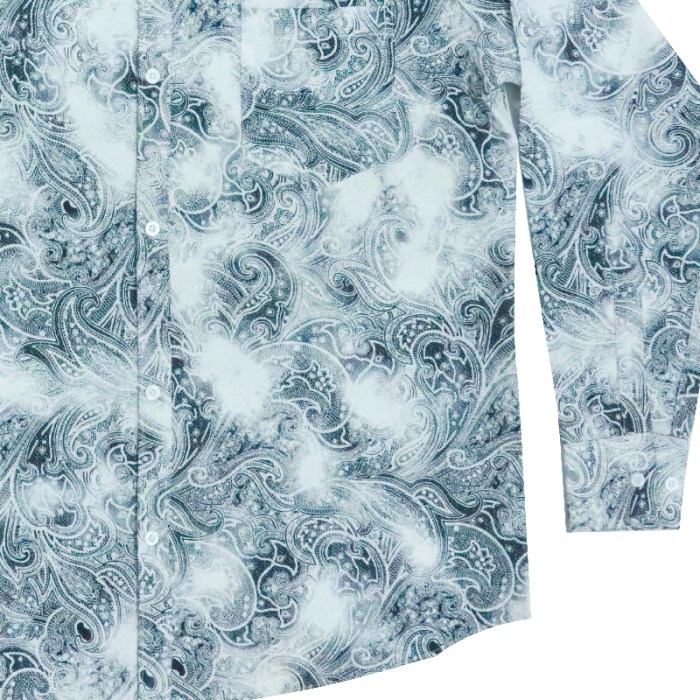 Paisley print mens dress shirts