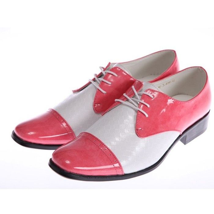 Mens pink dress shoes