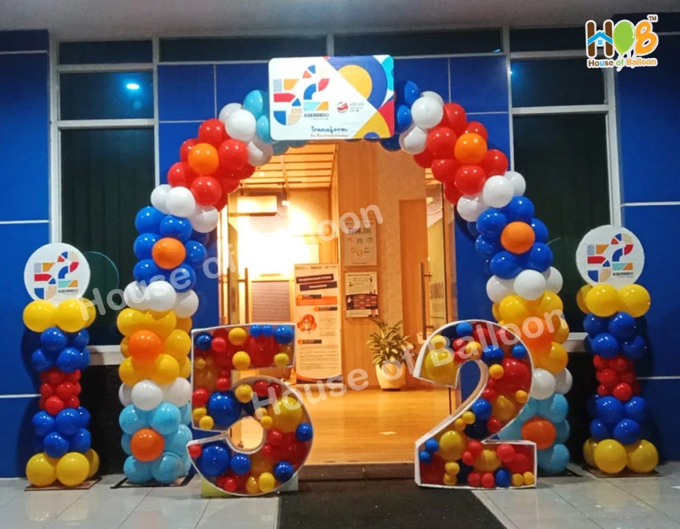 How to make balloon gate decoration