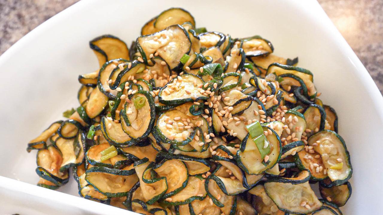 How to cook zucchini korean style